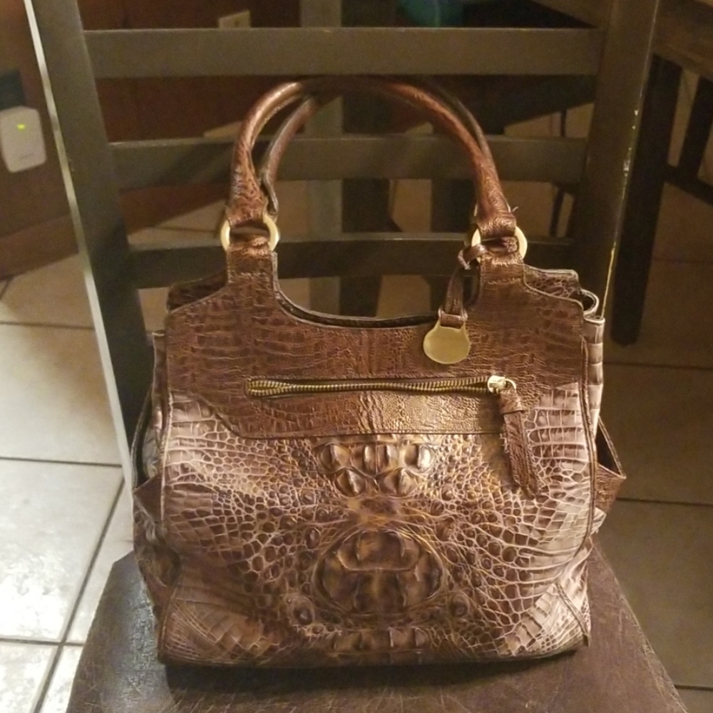 Brahmin croc Handbag